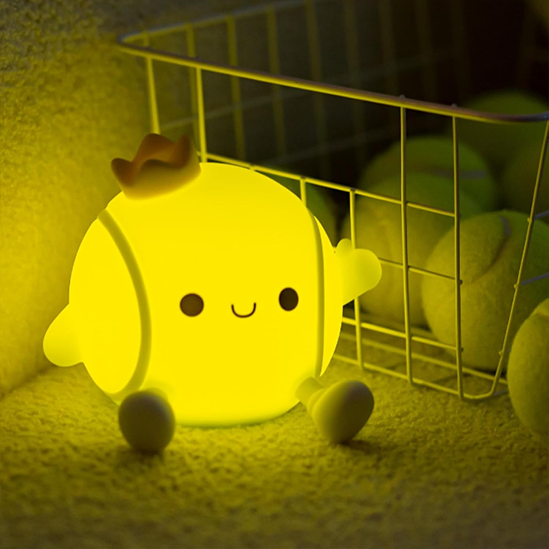 Table Tennis Flash - Luminária Noturna de Silicone em Formato