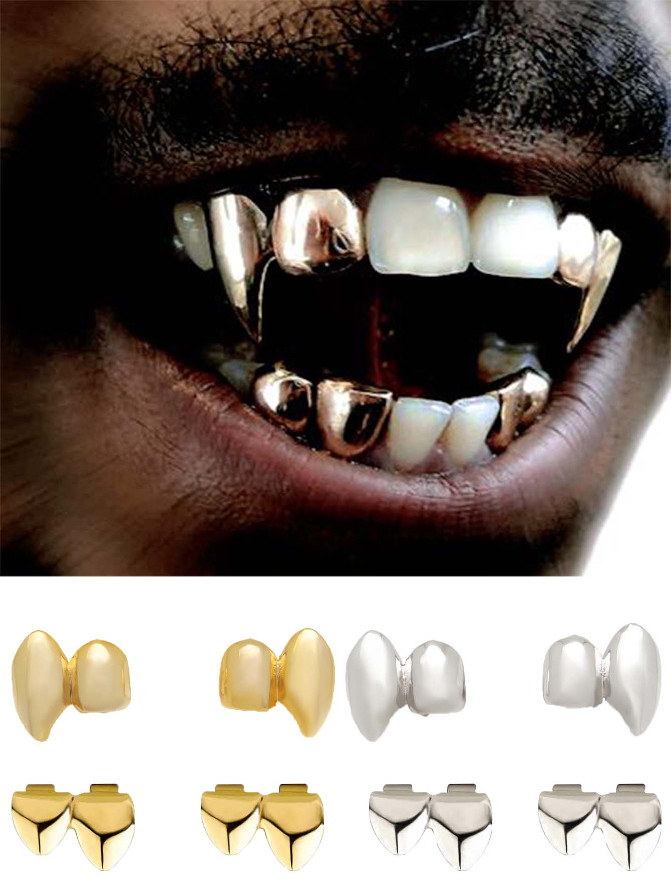 Table Tennis Double - Dentes afilados super legais/joias de dentes