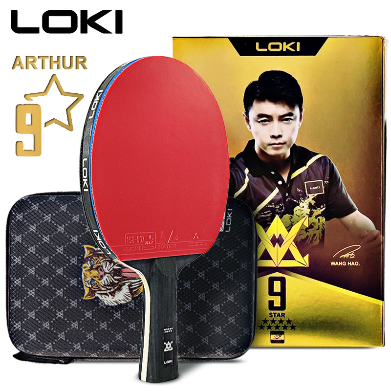 Loki arthur 9 estrelas raquete - Table Tennis Xiom avaliação e preço