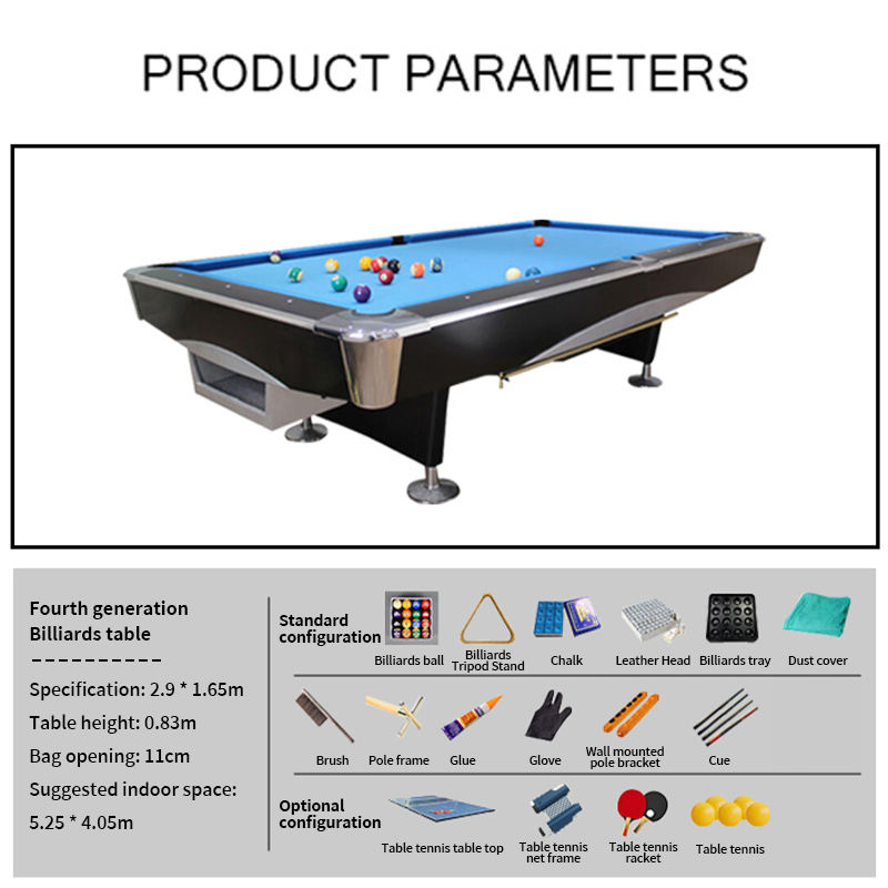 Mesa de Bilhar Moderna de 9 Pé - Table Tennis Balls avaliação e preço