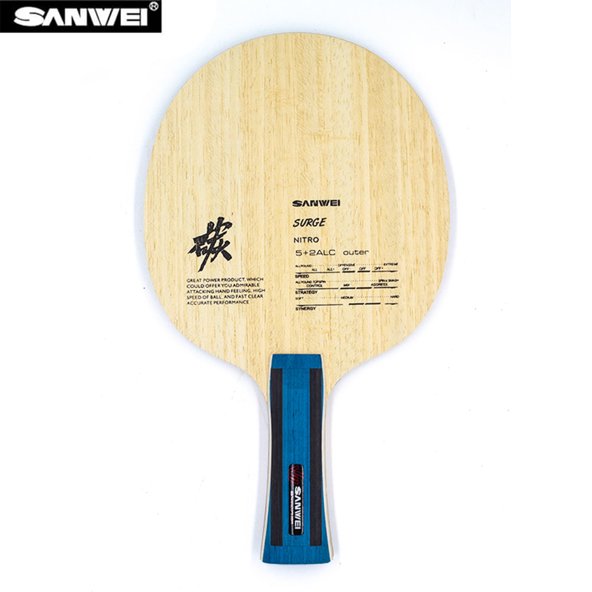 Lâmina de tênis de mesa SANWEI - Xiom Blade Table Tennis avaliação e preço