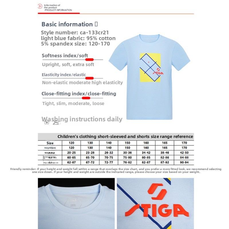 Stiga uniforme de tênis de mes - Table Tennis Uniform avaliação e preço
