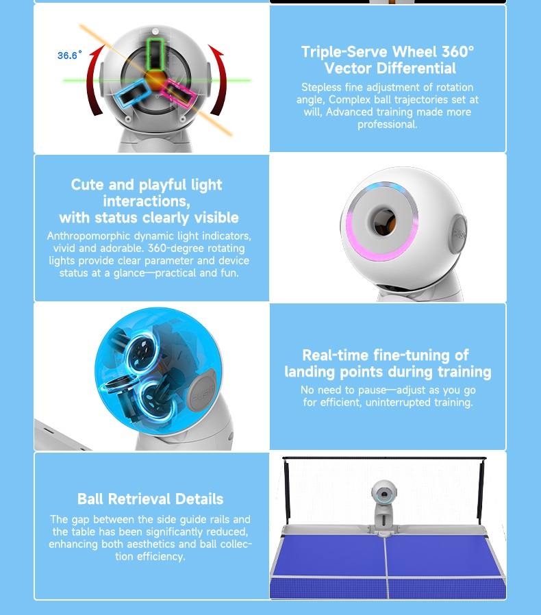 Robô de Tênis de Mesa Elétrico - Table Tennis Balls avaliação e preço