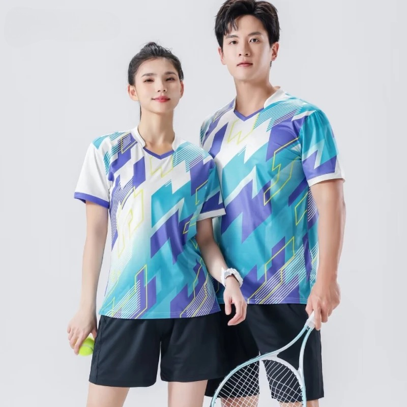 Novas camisetas masculinas fem - Table Tennis Uniform avaliação e preço
